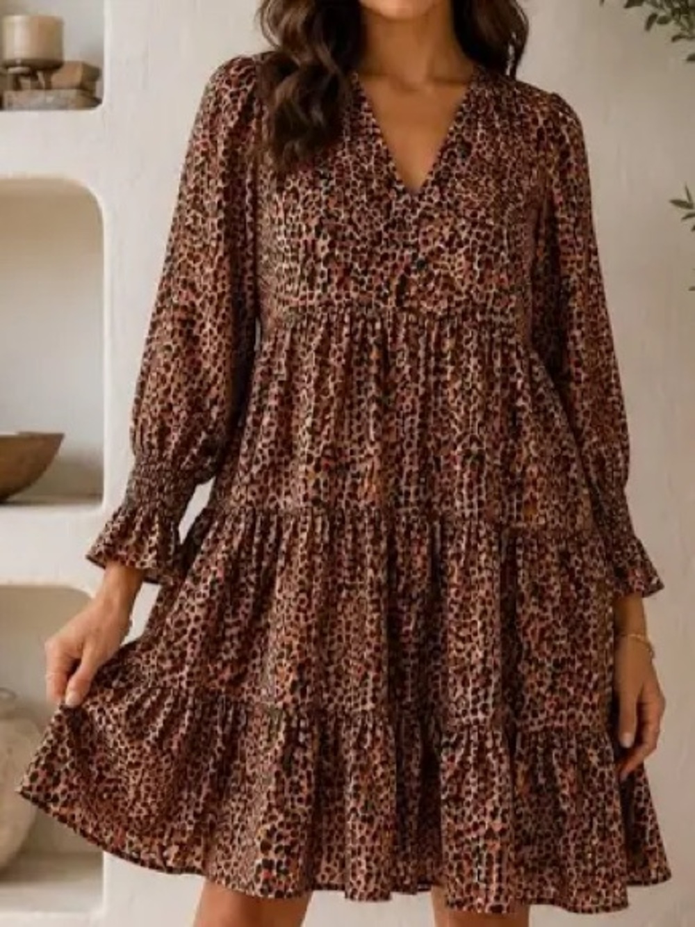 Tuckernuck Pomander Place Leopard Kenzo Dress - Size Medium